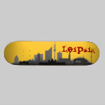 Leipzig City Skyline Skateboard skateboards