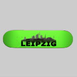 Leipzig City Skyline Skateboard skateboards