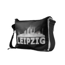 Leipzig Stadt Skyline - Kuriertasche / Sidebag