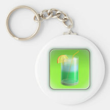 Lemon Water Drink Keychain