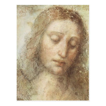 Leonardo da Vinci - der Christus Postkarten