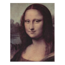 Leonardo da Vinci Mona Lisa (La Giaconda), Detail: Postkarten