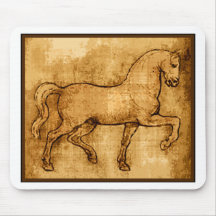 Leonardo da Vinci-Pferdekunst Mousepad