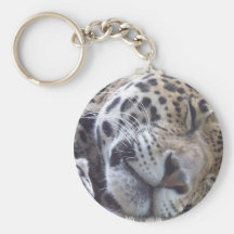 Leopard-Bild Keychain Schlüsselbänder