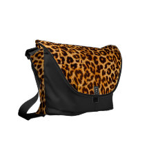 Leopard-Druck-Bote-Tasche Kuriertasche