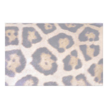 Leopard-Druck-große Katzen-Muster-Briefpapier Personalisierte Druckpapiere