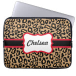 Leopard-Druck-Laptop-Hülse Laptop Schutzhülle
