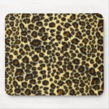 Leopard-Druck-Mausunterlage Mousepads