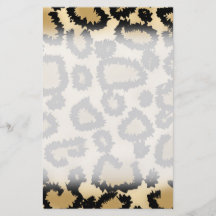 Leopard-Druck-Muster, Brown und Schwarzes Vollfarbige Flyer
