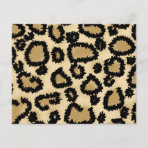 Leopard-Druck-Muster, Brown und Schwarzes Flyerbedruckung