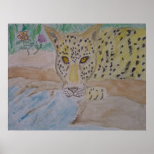 Leopard Goldeneyes Plakate