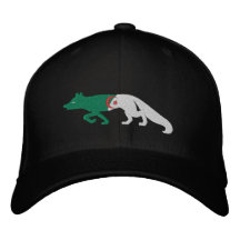 Les Fennec Algerien 2014 Flagge gestickte Kappe Bestickte Baseballcaps