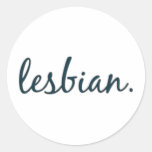 Lesbe aquamarin sticker