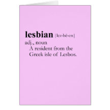 LESBE (Definition) Karten
