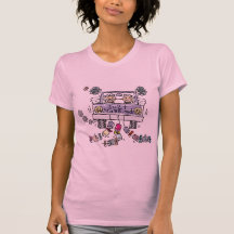 Lesbisch Wedding gerade verheiratetes T-Shirt