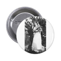 Lesbische Hochzeit circa 1920 Button