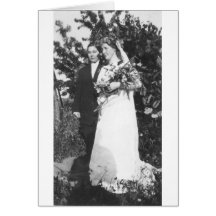Lesbische Hochzeit circa 1920 Grußkarte
