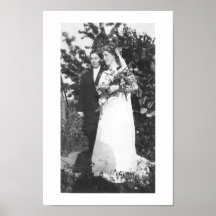 Lesbische Hochzeit circa 1920 Plakatdruck