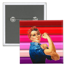 Lesbischer Stolz Button