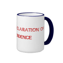 LESEN SIE DIE UNABHÄNGIGKEITSERKLÄRUNG TEETASSE