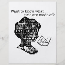 Lesen Sie Jane Austen Individuelle Flyer