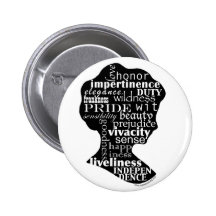 Lesen Sie Jane Austen-Knopf Buttons