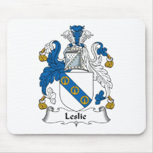 Leslie-Familienwappen Mousepads