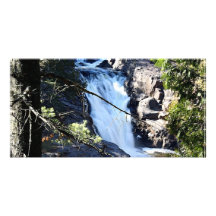 Lester Park-Wasserfall Fotokartenvorlage