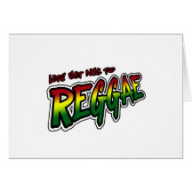 Lets erhalten zur REGGAE Tollpatsch Dubstep Reggae Karten