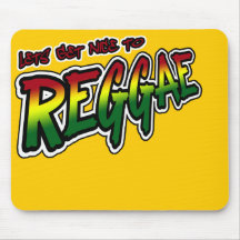 Lets erhalten zur REGGAE Tollpatsch Dubstep Reggae Mauspad