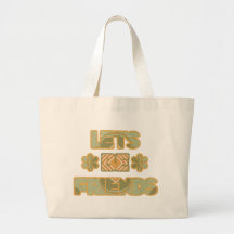 Lets ist Freunde Retro Trendy Taschen