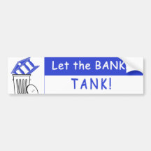 LetTheBanksTank2 Auto Aufkleber