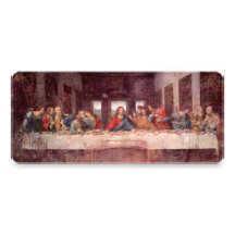 Letztes Abendessen durch Leonardo da Vinci, Renais Individuelle Ankündigung