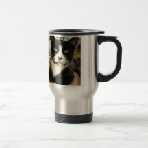 Letztes hofft Schwarzweiss-Jaspis Kaffee Tasse