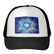 Leuchtender Davidsstern Retro Cap