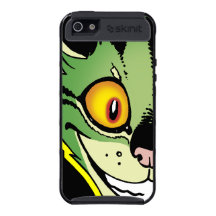 Leuchtstoff Cartoon-Katze Skinit iPhone 5 Fracht-K