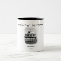 Leuchtturm-bewegliche Bucht, Ala. Kaffeehaferl