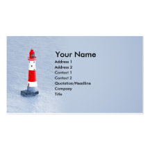 Leuchtturm Visitenkartenvorlage