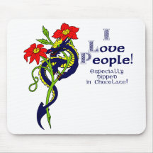 Leute der Liebe I besonders eingetaucht in Schokol Mousepads