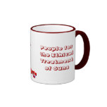 Leute für die ethische Behandlung des Gewehr-Beche Kaffeehaferl