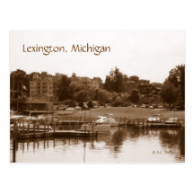 Lexington-Hafen Postkarte