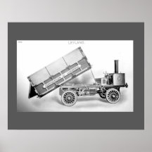 Leyland Kipper-Lastwagen Posterdruck