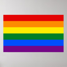 LGBT Gay Pride-Regenbogen-Flagge Plakatdruck