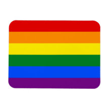LGBT Gay Pride-Regenbogen-Flaggen-Streifen Flexible Magnete