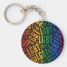 LGBT WORT-MUSTER-FARBE - .PNG SCHLÜSSELBÄNDER