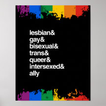 LGBTQI LISTE POSTERDRUCKE