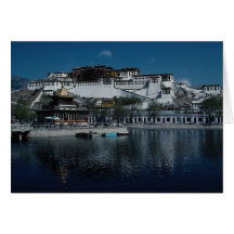 Lhasa, Tibet, China Karten