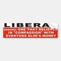Liberaler Definitions-Autoaufkleber