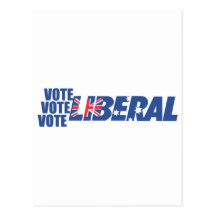 Liberales Party von Australien Postkarte
