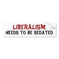 Liberalismus, Bedarf, beruhigter Autoaufkleber zu  autoaufkleber